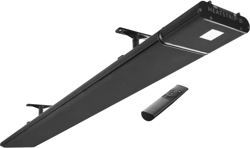 HEATSTRIP Runway 2400 W Svart — GDRB2400EU