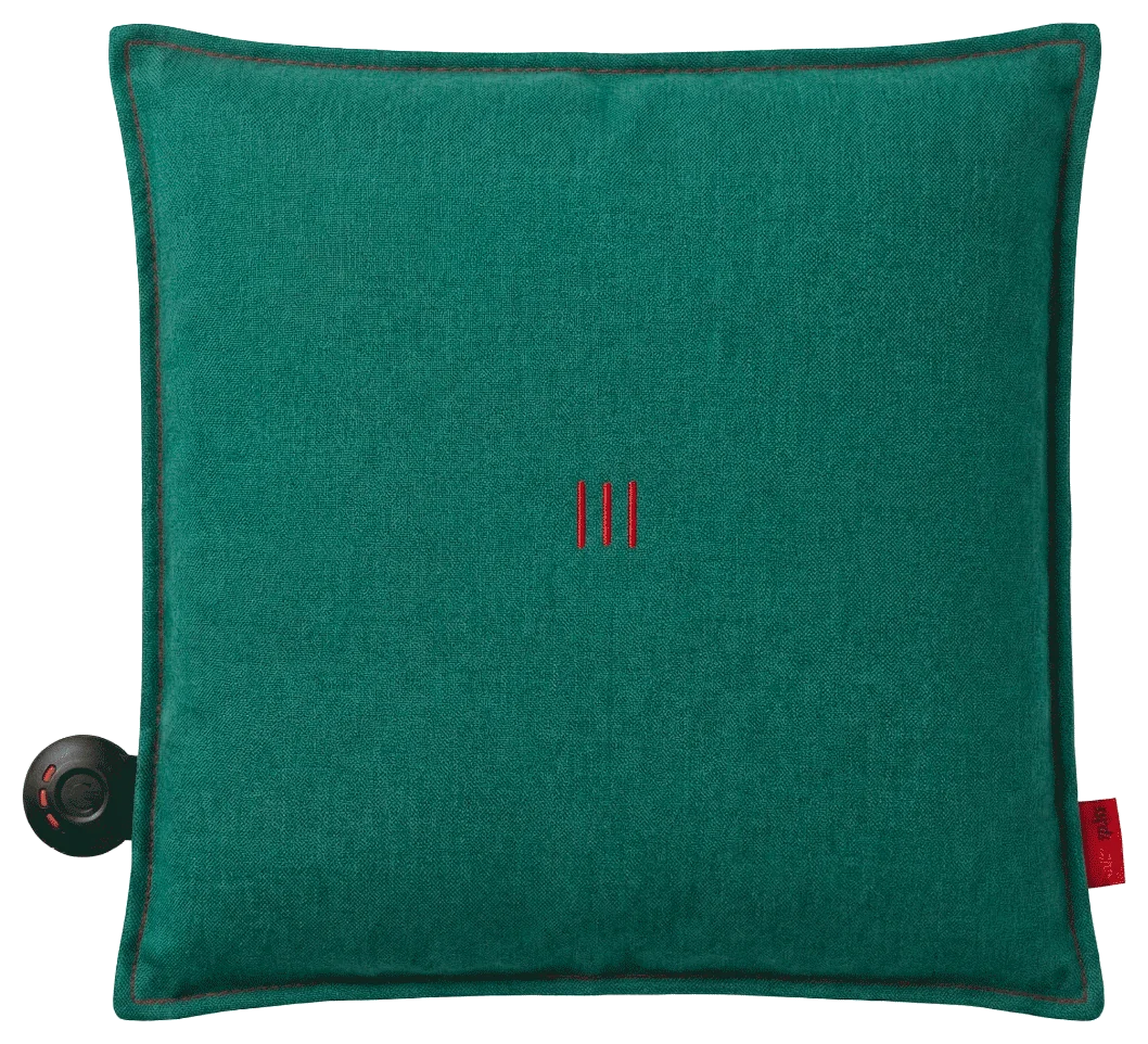 Heated cushion Heatme SMART 40×40 – Ivy Photo of Heated cushion Heatme SMART for outdoor heated terrace