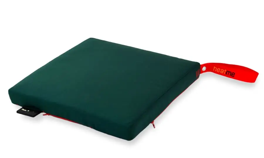 Cordless heated cushion heatme CLASSIC 40×40 – Dark green Cordless heated cushion heatme CLASSIC 40×40 – Dark green