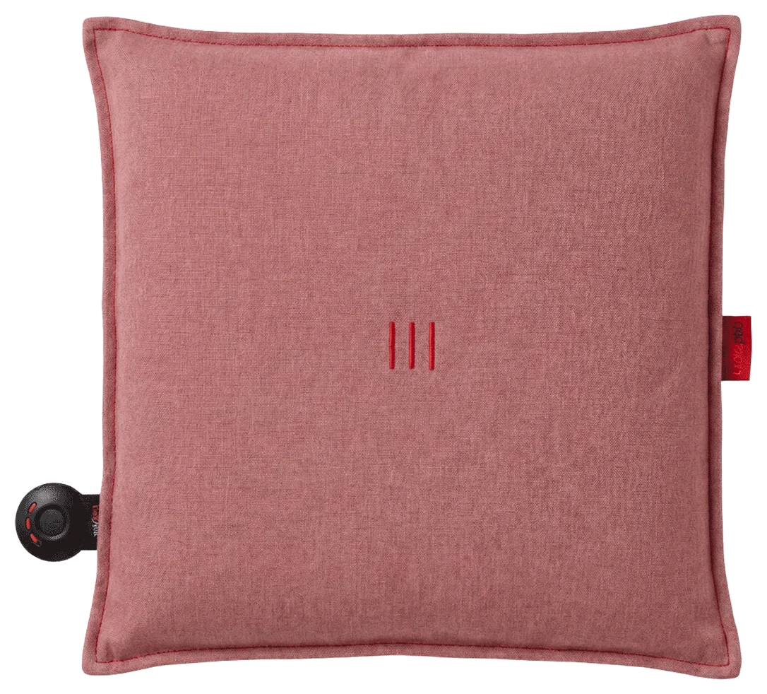 Heated cushion Heatme SMART 40×40 – Brick Photo of Heated cushion Heatme SMART for outdoor heated terrace