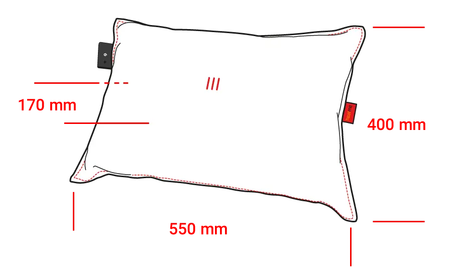Dimensioni del cuscino Home
