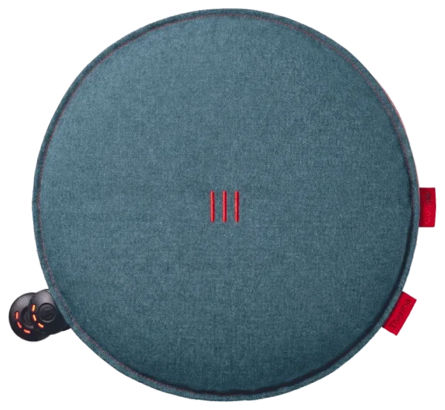 Heated cushion Heatme SMART round Ø40 – Ocean blue — HTM-SP-R40-8011