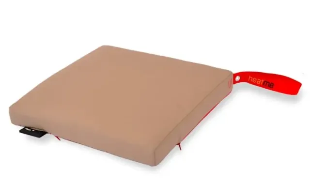 Cordless heated cushion heatme CLASSIC 40×40 – Sand — HTM-CL-83