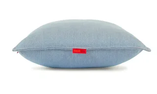 Verwarmd kussen heatme HOME — hemelsblauw — detail van het label