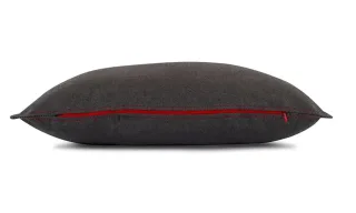Verwarmd kussen heatme HOME — onyx — detail van de ritssluiting