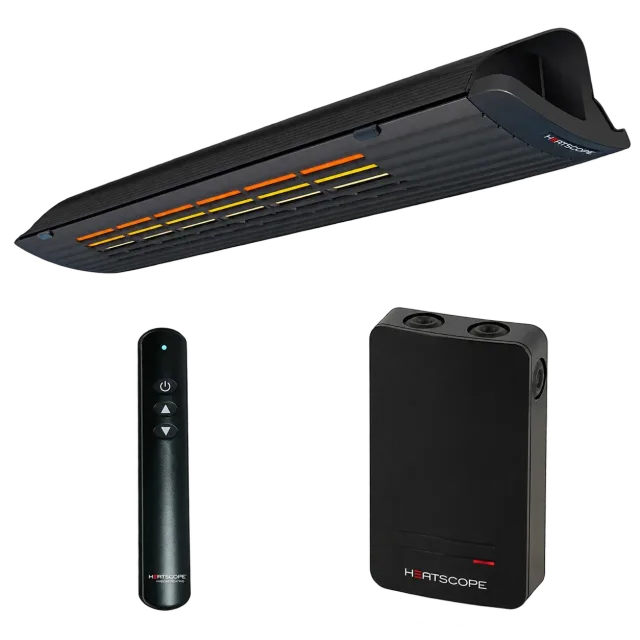 HEATSCOPE NEXT 3000 W black + Smartbox remote control — MHS-NM3000AB+MHS-SBOXIAB