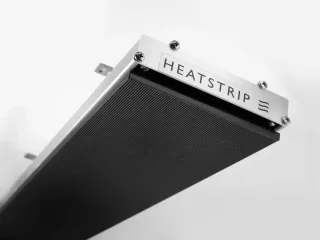 Riscaldatore HEATSTRIP DESIGN — dettaglio dell’estremità