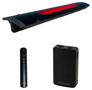 Heatscope® Pure All Black 3000 W + Somfy® — MHS-PE3000AB+MHS-SBOXSAB, miniatura 1