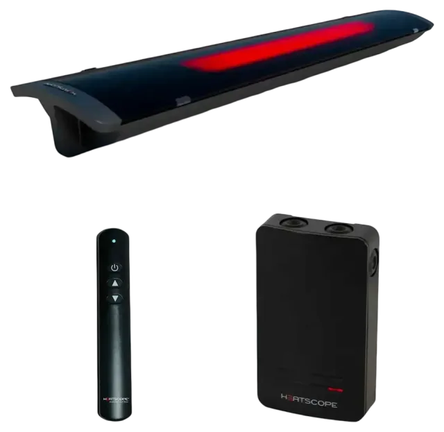 Heatscope® Pure All Black 3000 W + Smartbox Remote Control — MHS-PE3000AB+MHS-SBOXIAB